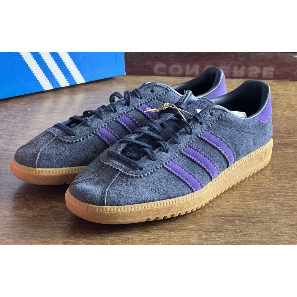 Men’s Size 8.5 adidas Bermuda BRMD Night Indigo Purple Rush Gum JH5457 NIB